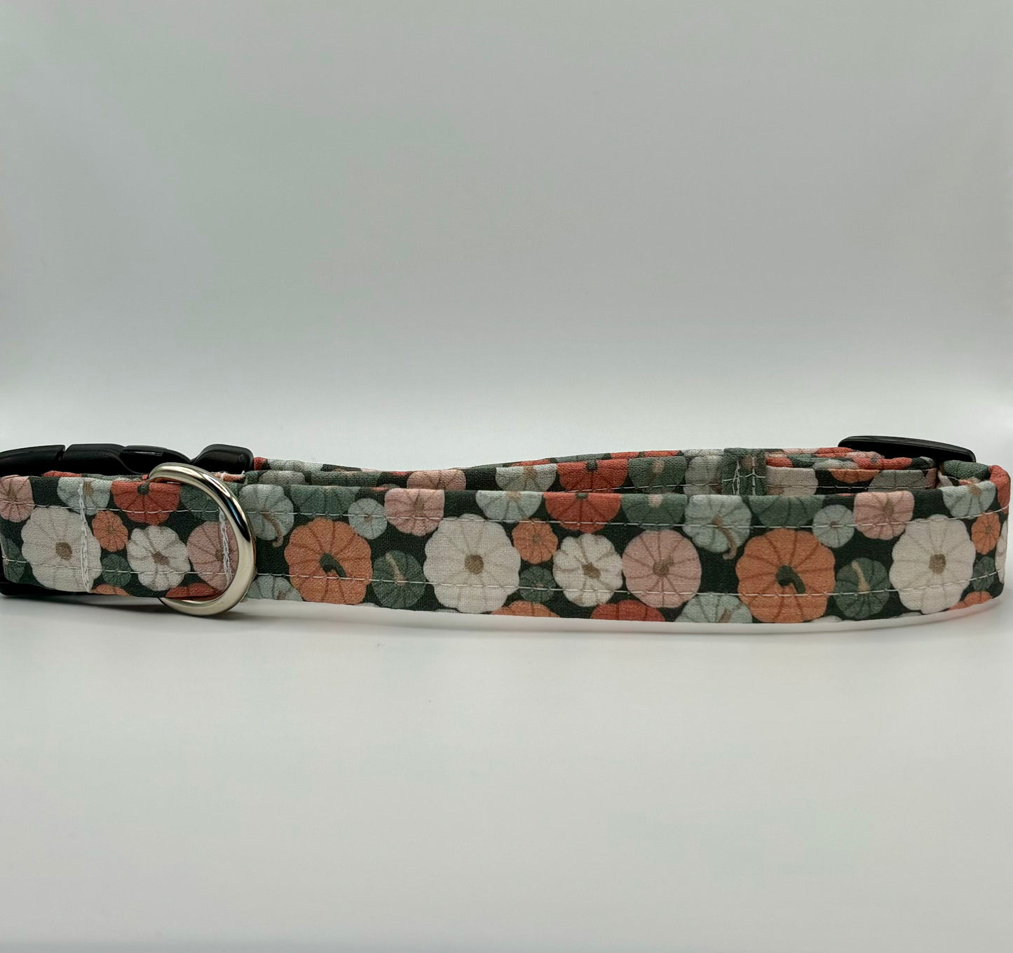 Handmade Dog Collar-sage pumpkins