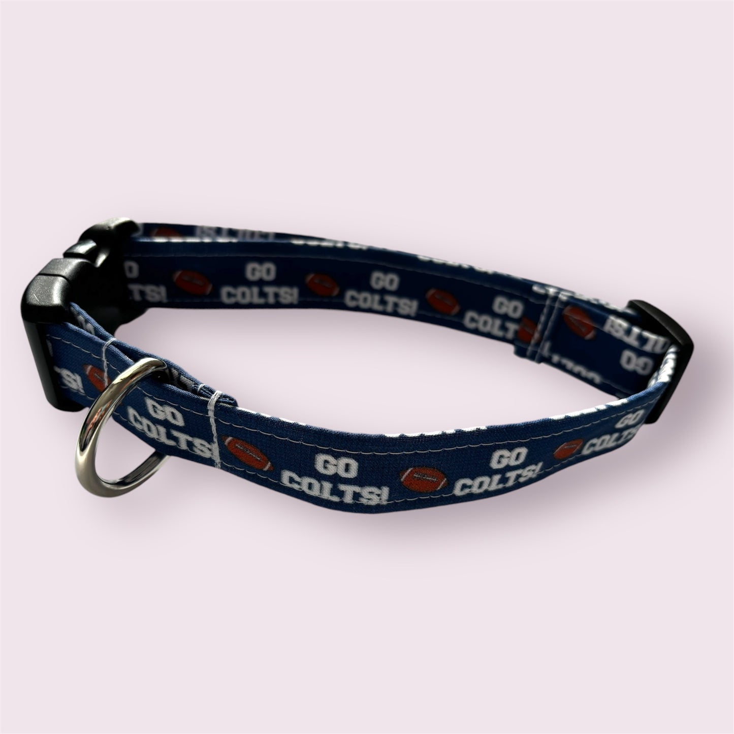 Go Colts Handmade Dog Collar | Team Spirit & Adjustable