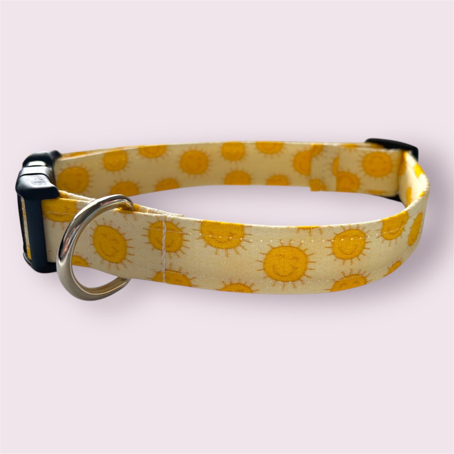 Sunshiney Handmade Dog Collar | Bright & Adjustable