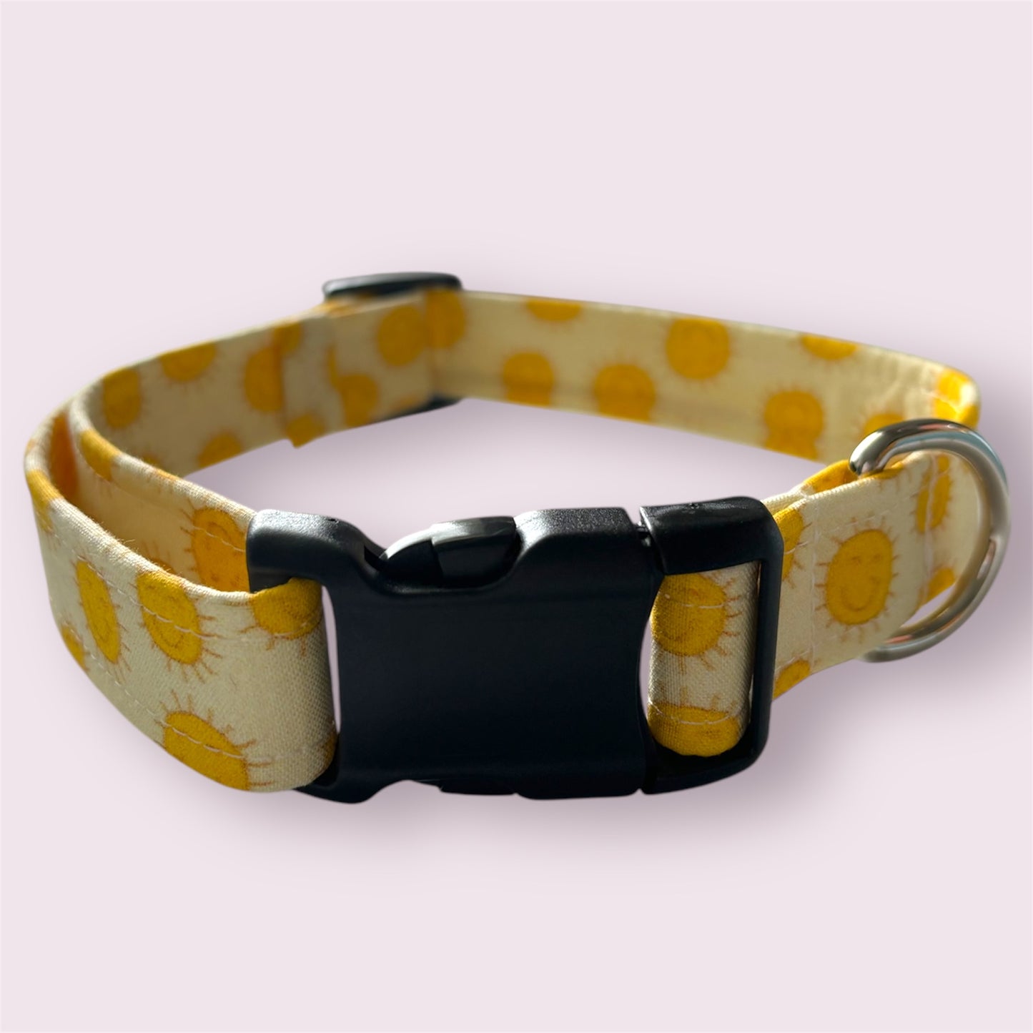 Sunshiney Handmade Dog Collar | Bright & Adjustable