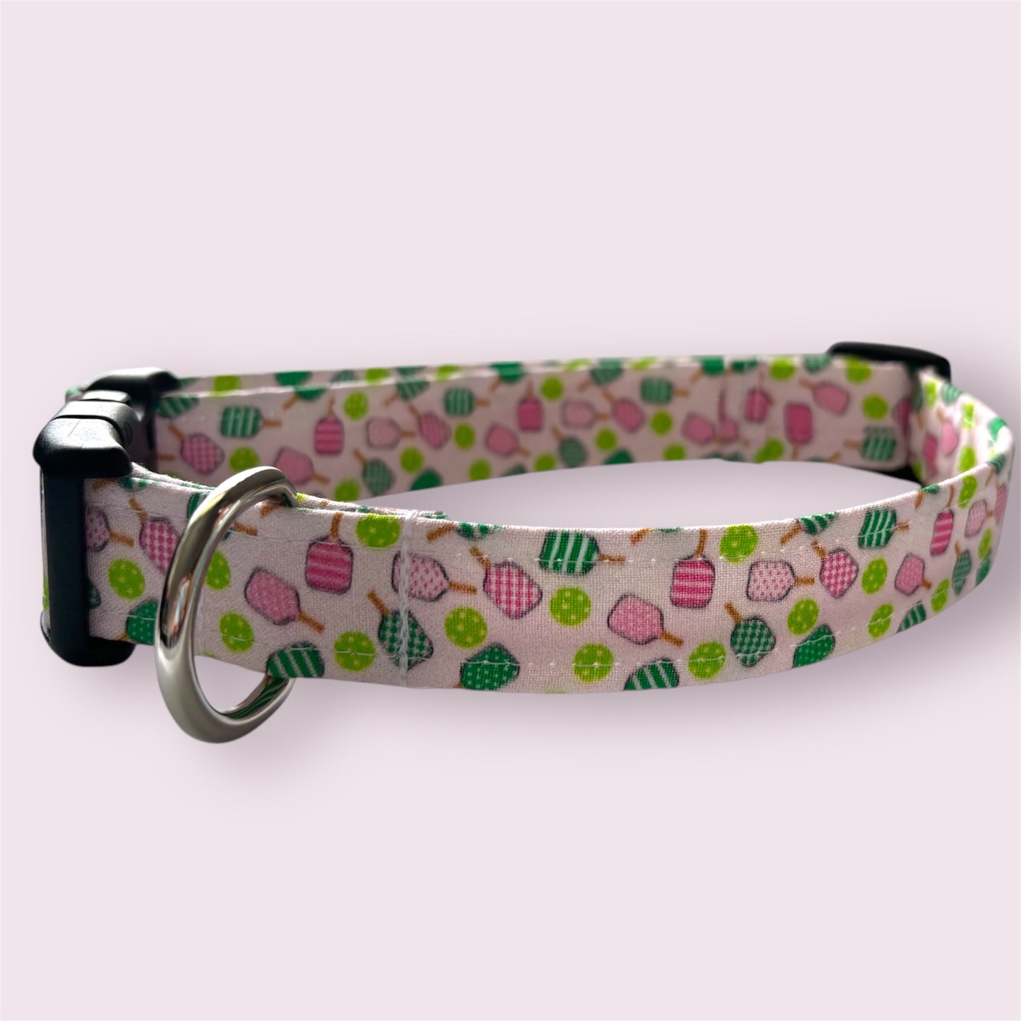 Pickleball Anyone? Handmade Dog Collar | Adjustable Fit