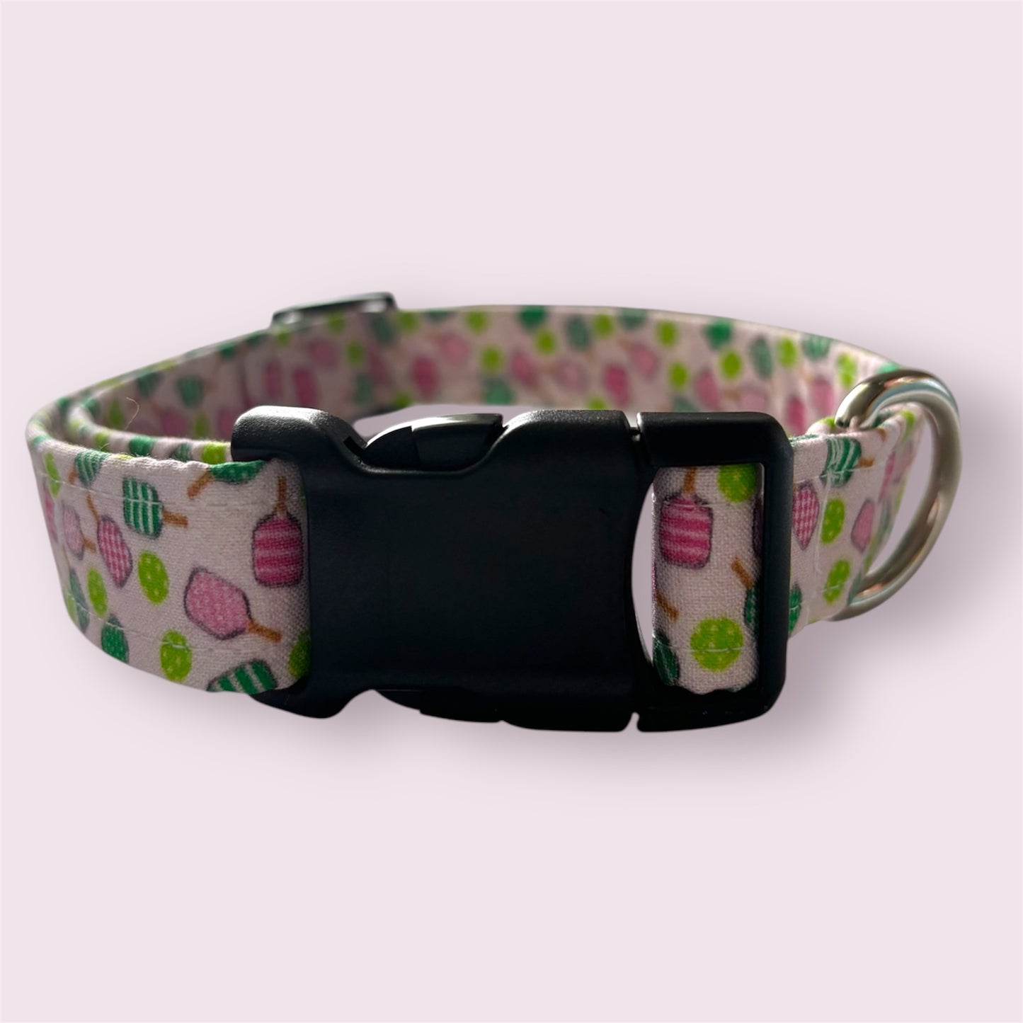 Pickleball Anyone? Handmade Dog Collar | Adjustable Fit