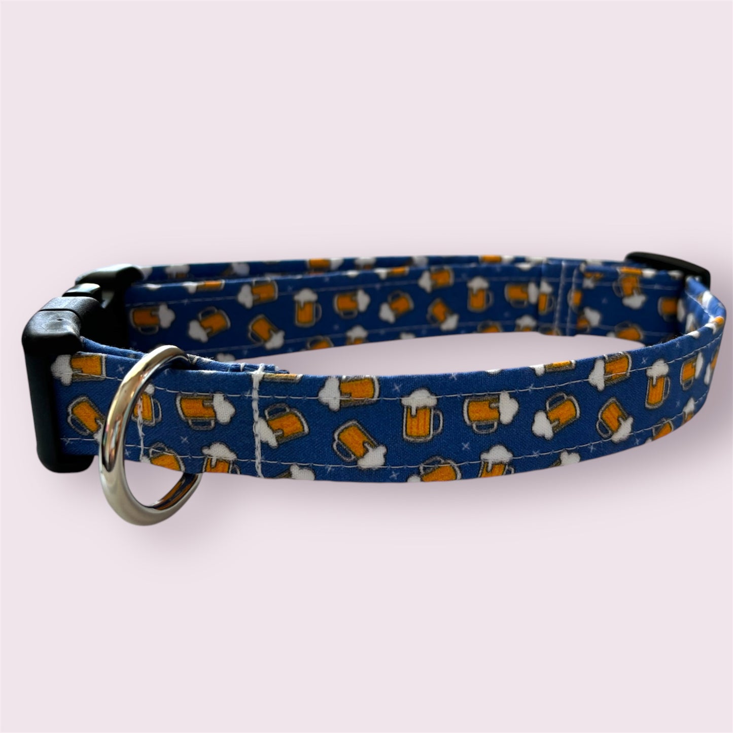 Beer Me Handmade Dog Collar | Adjustable & Fun