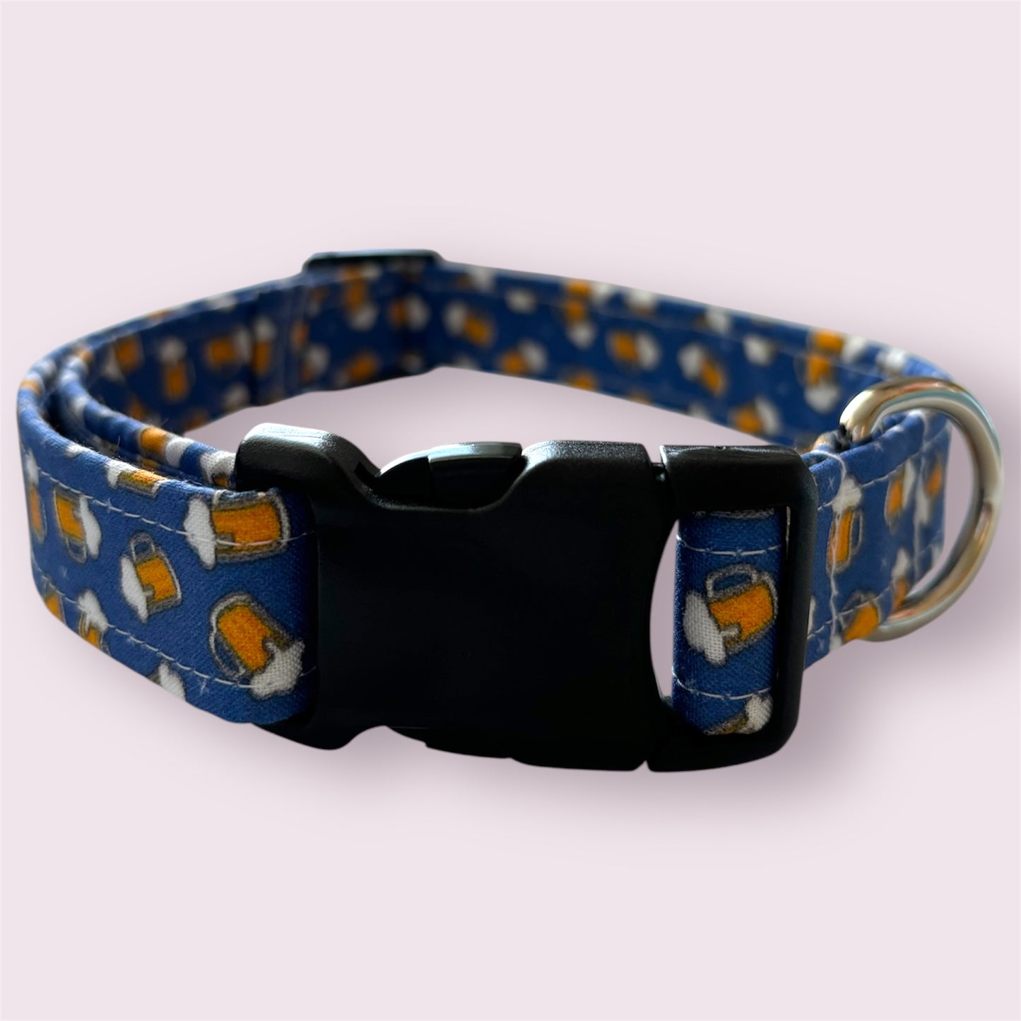 Beer Me Handmade Dog Collar | Adjustable & Fun