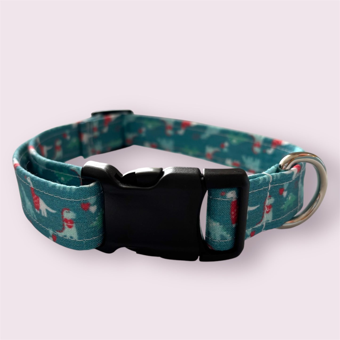 Dino Love Handmade Dog Collar | Adjustable & Fun