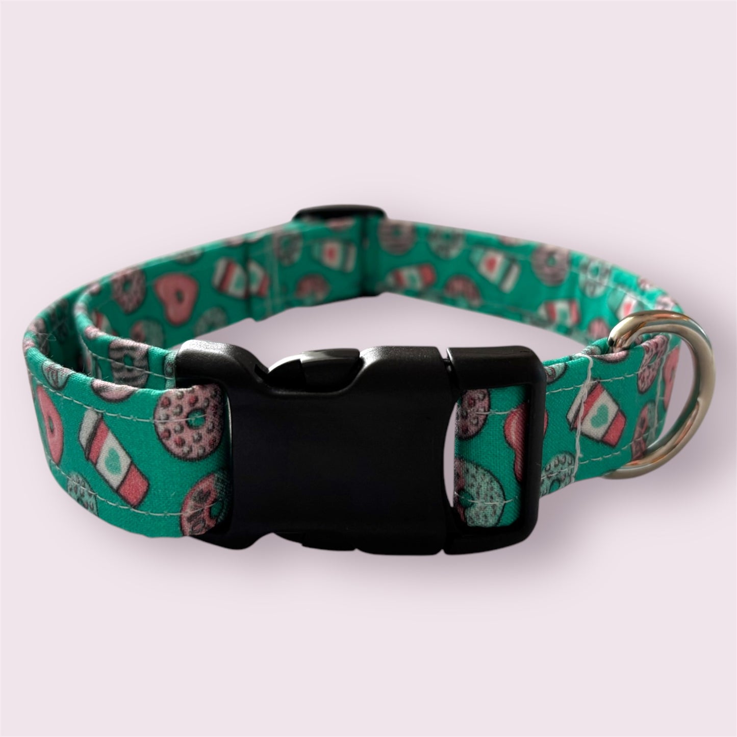 Donut Love Handmade Dog Collar | Adjustable & Cute