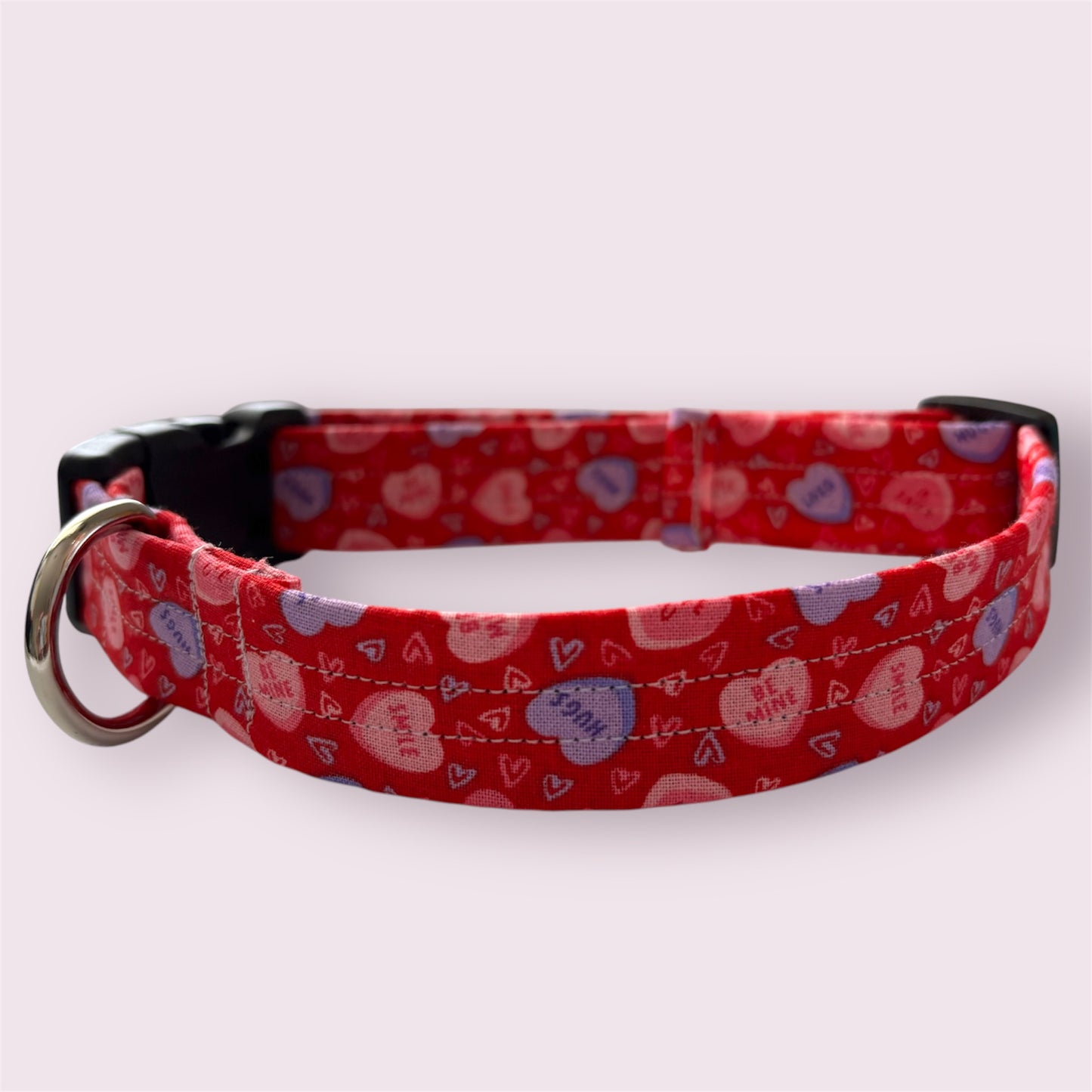 Handmade Dog Collar | Be Mine | Adjustable Buckle