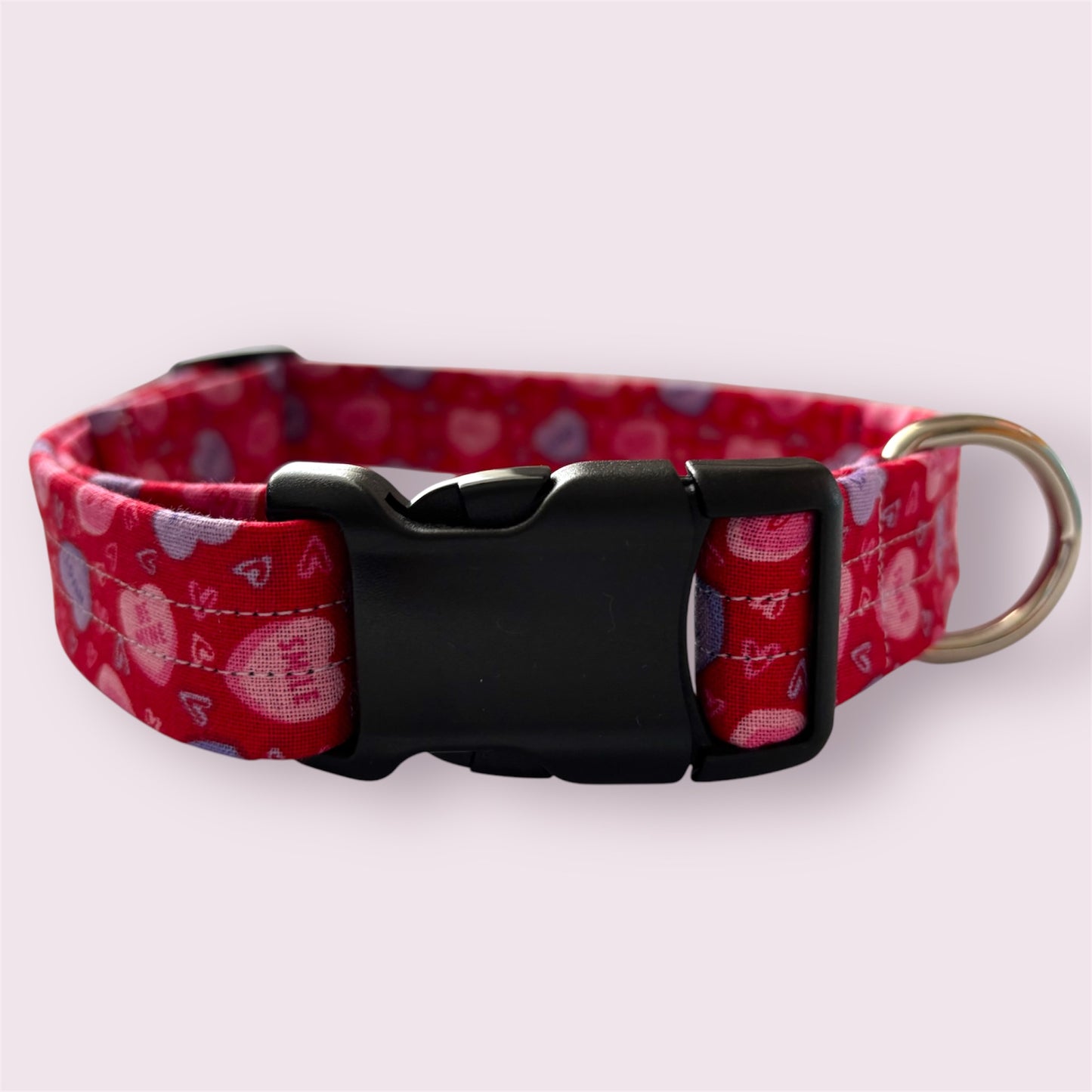 Handmade Dog Collar | Be Mine | Adjustable Buckle