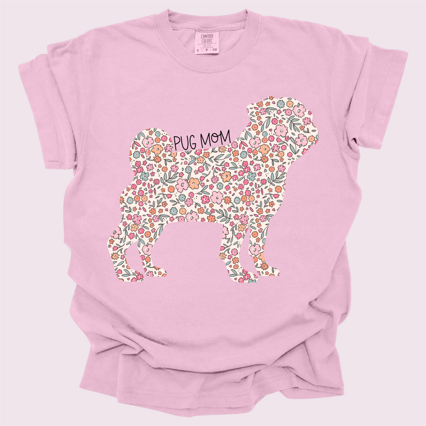 Comfort Colors T-Pug Mom