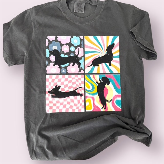 Comfort Colors T-Groovy Dachshund