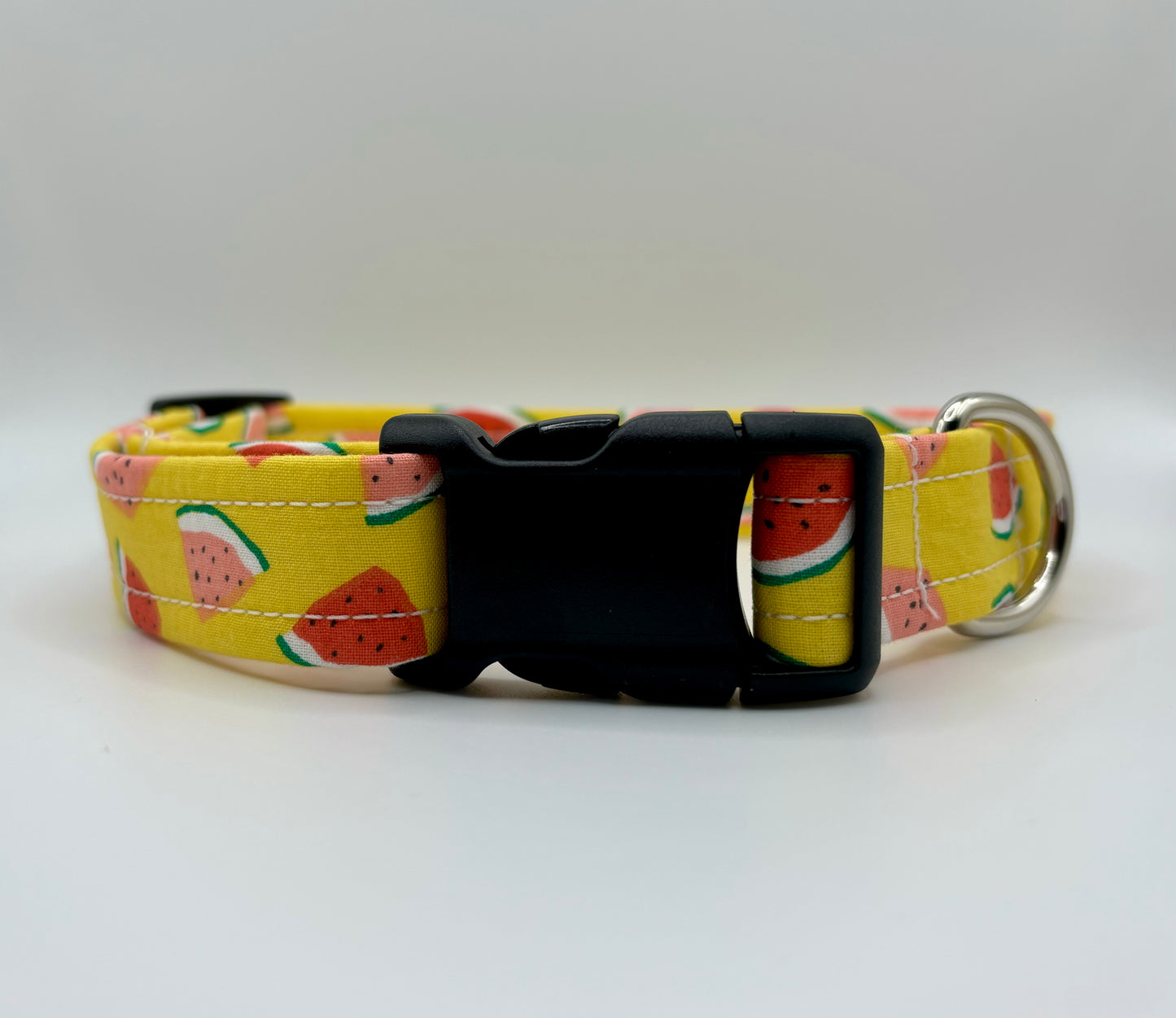 Handmade Dog Collar- watermelon