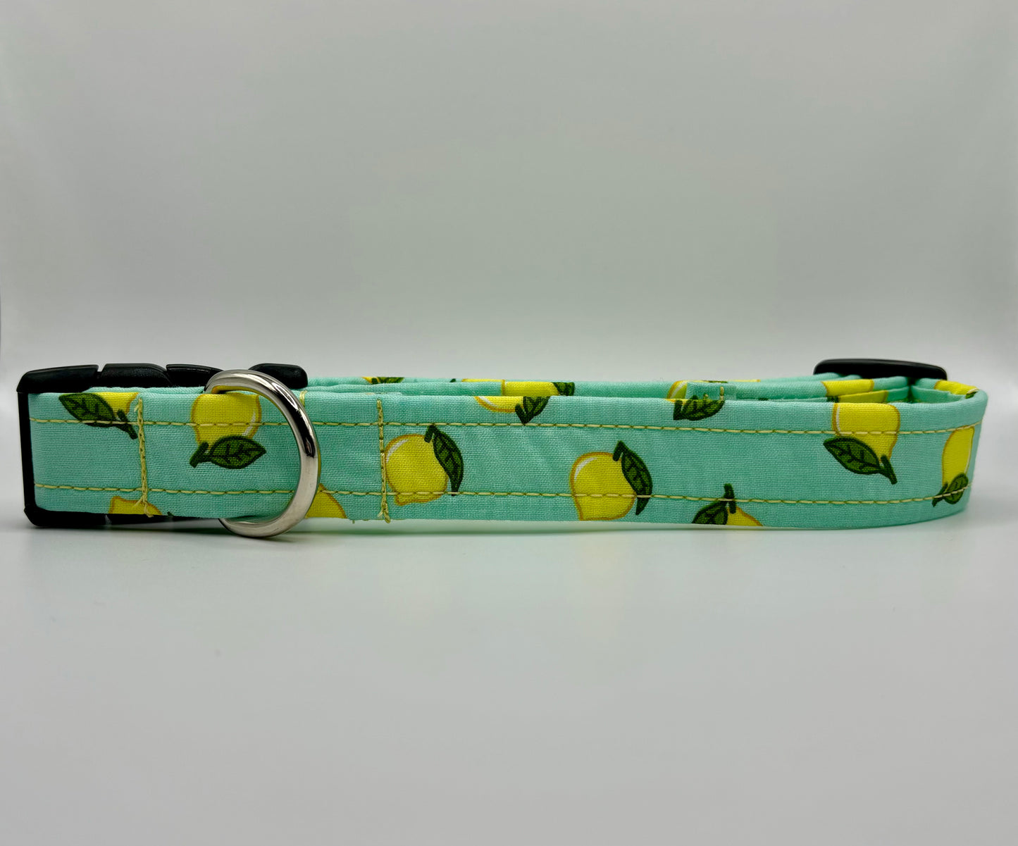 Handmade Dog Collar- lemons