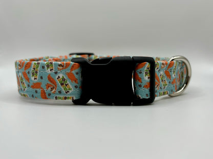 Handmade Dog Collar-Squirrel Patrol