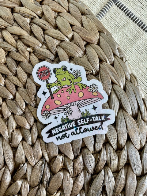 Sticker-negative self talk