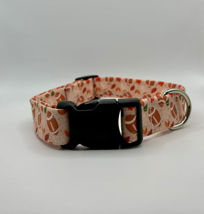 Handmade Dog Collar-fall football