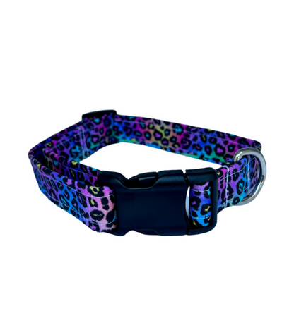 Handmade Dog Collar-bright leopard