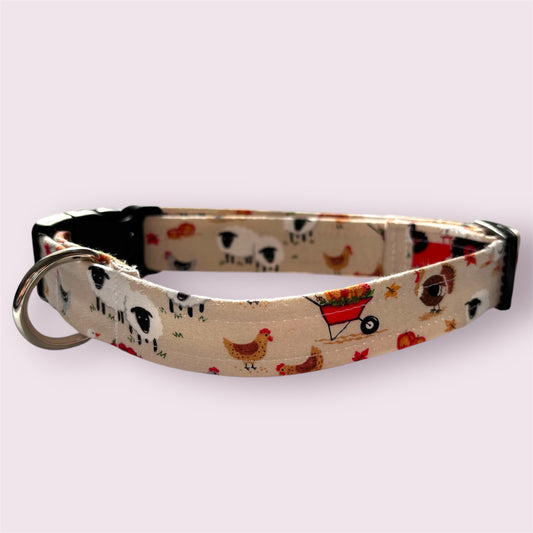 Handmade Dog Collar-fall farm