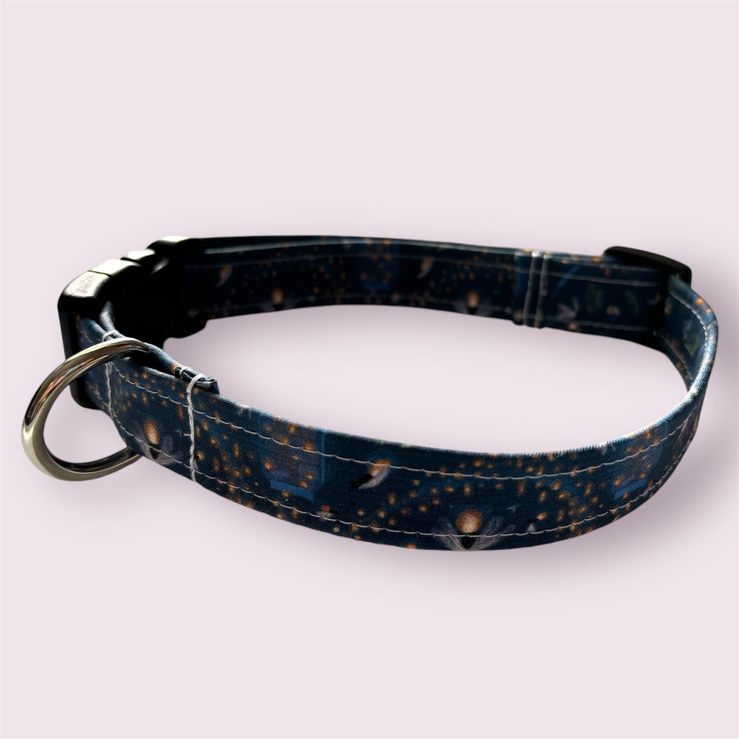 Handmade Dog Collar-Lightening Bugs