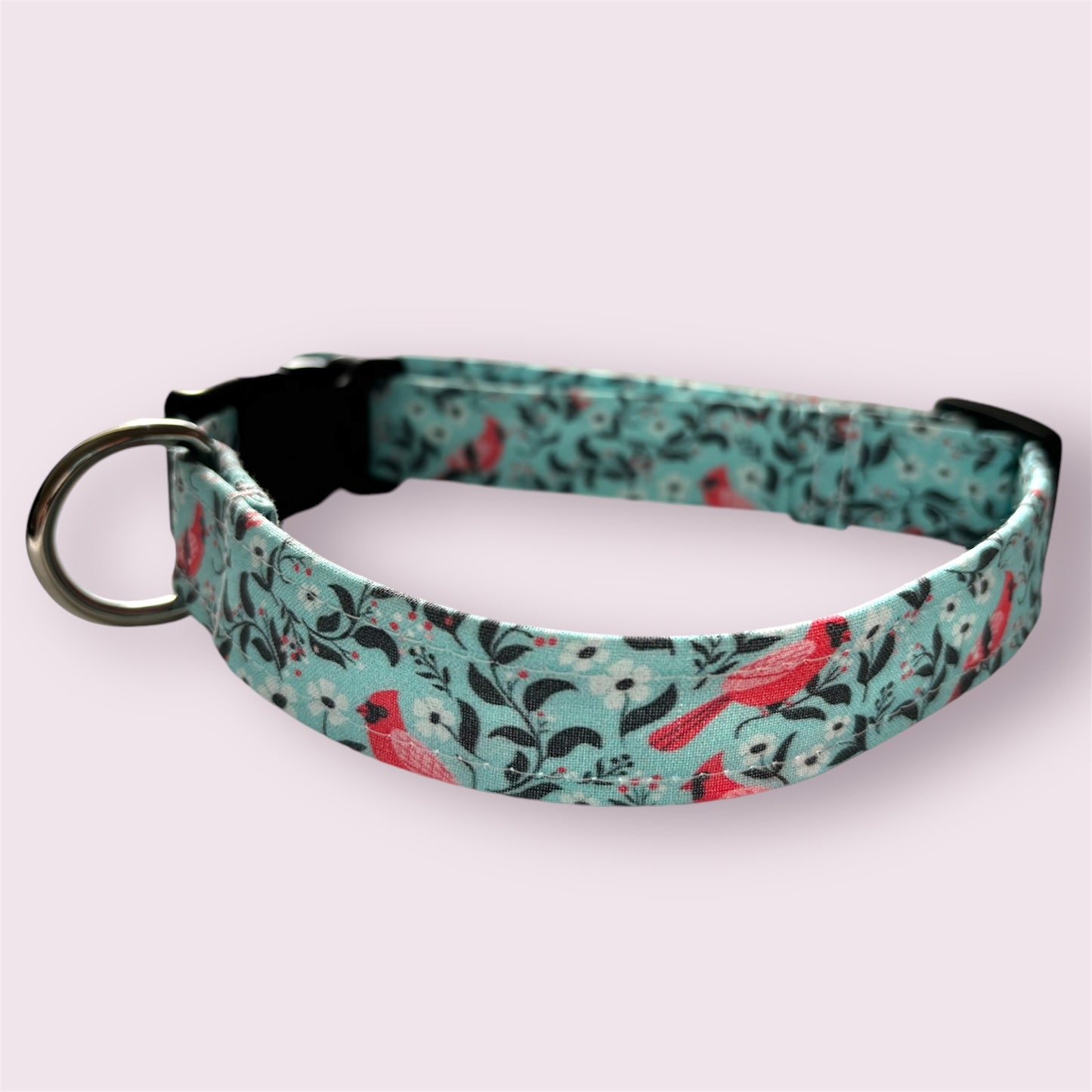 Handmade Dog Collar-Cardinal