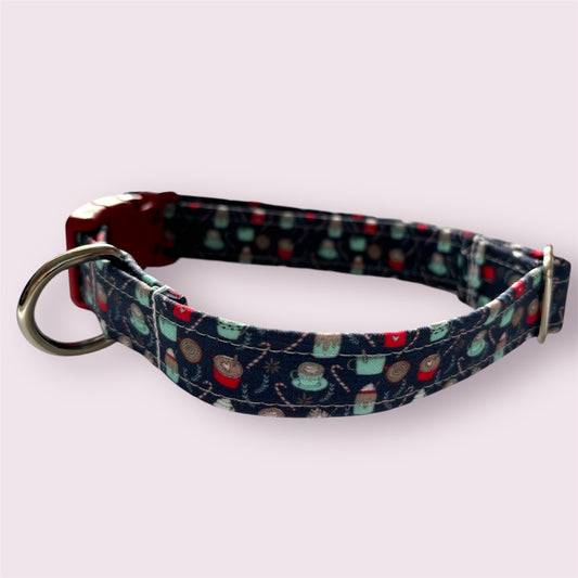 Handmade Dog Collar-Peppermint Hot Cocoa