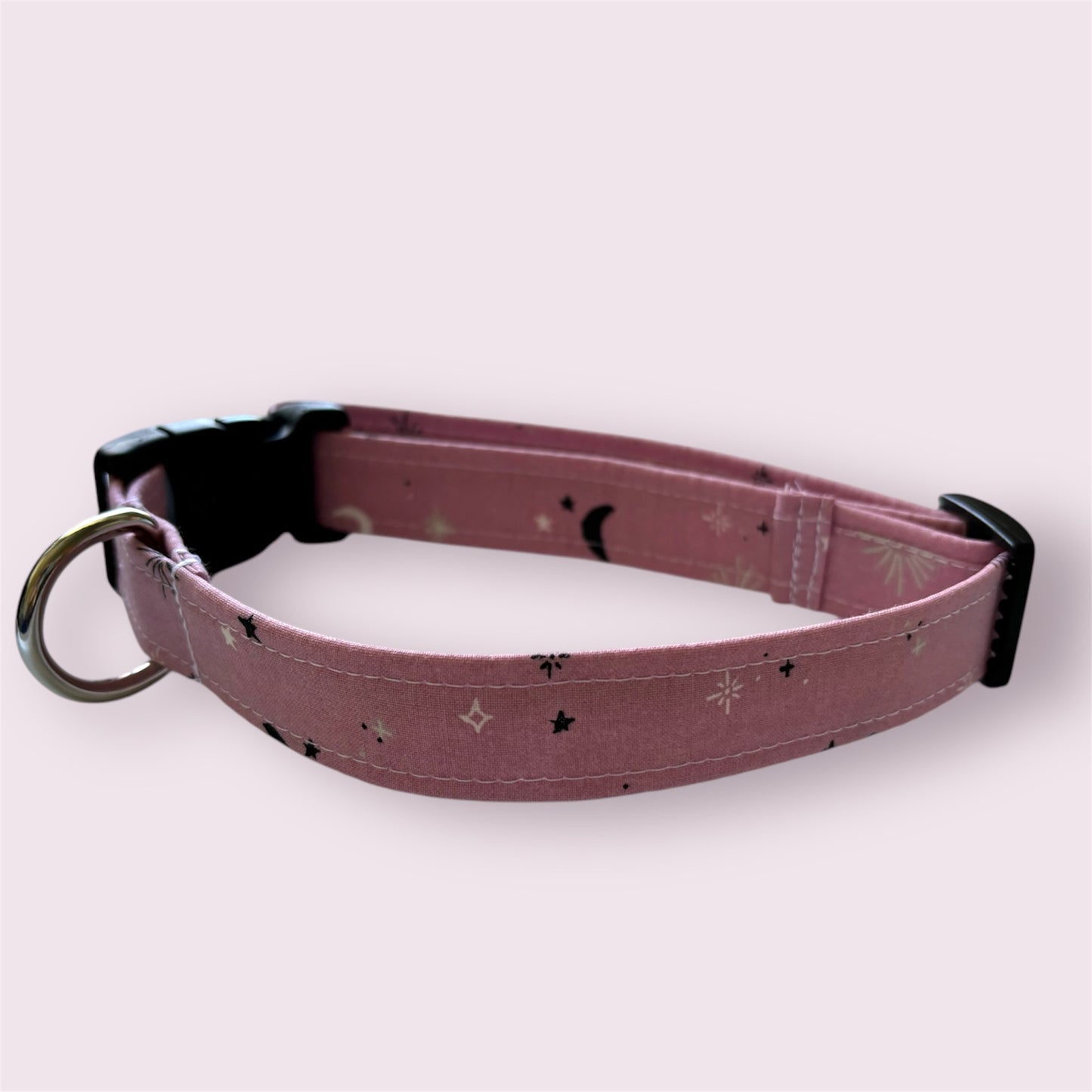 Handmade Dog Collar-rose moon