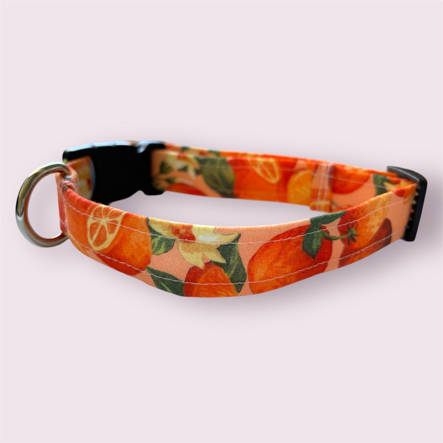 Handmade Dog Collar- oranges