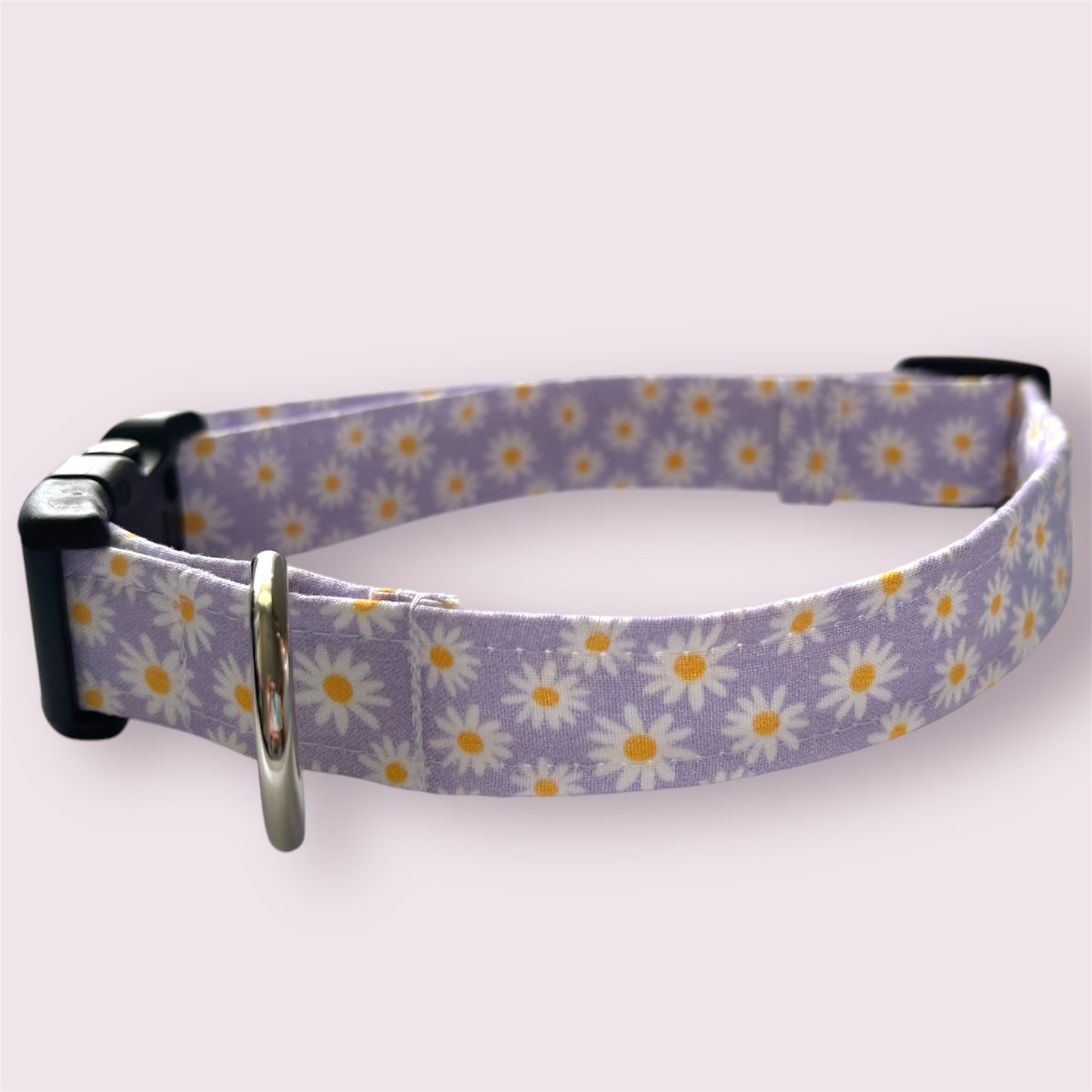 Handmade Dog Collar-Lavender Daisy