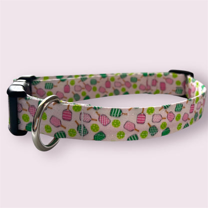 Handmade Dog Collar-Pickleball Anyone?