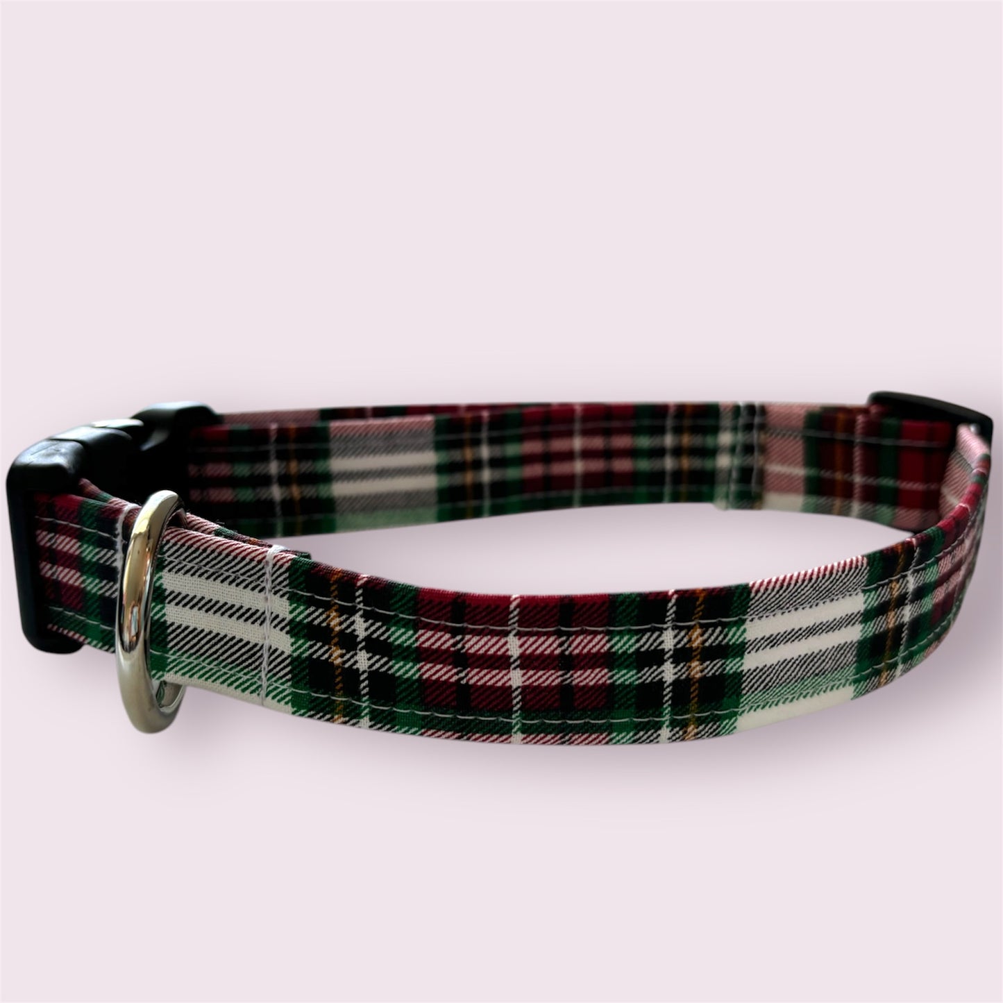 Handmade Dog Collar- Tartan plaid