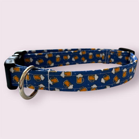 Handmade Dog Collar- Beer Me