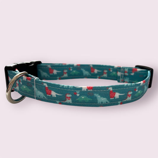 Handmade Dog Collar-Dino love