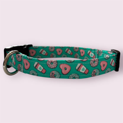 Handmade Dog Collar-Donut Love