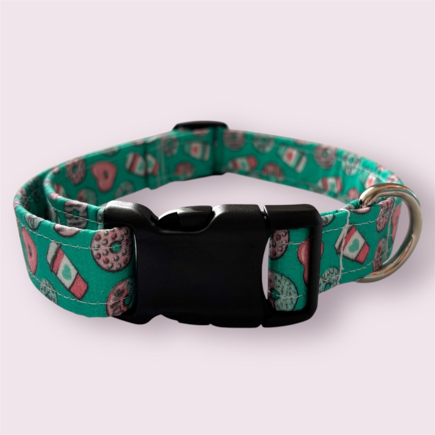 Handmade Dog Collar-Donut Love