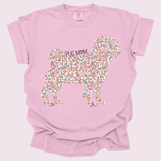 Comfort Colors T-Pug Mom