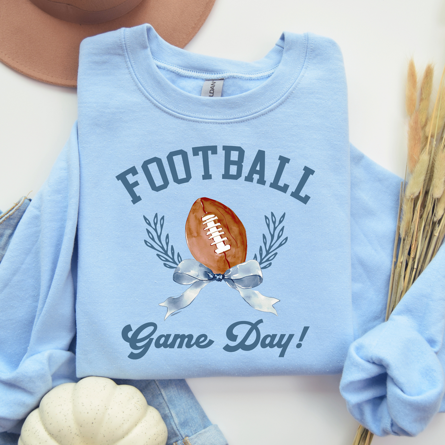 Crew Neck Sweatshirt-football game day